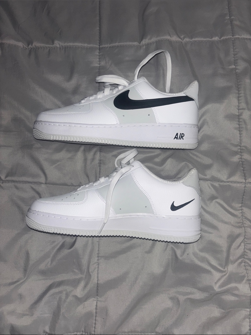 Nike Air Force 1 white Photon Dust Black size 9